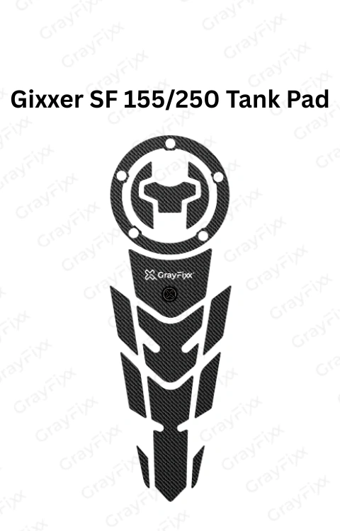 Gixxer SF Half Tank Pad | Half Tank Pad Compatible with Gixxer SF, Premium Finish, Waterproof, Pack of 1